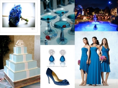 The thought of incorporating something blue into your wedding day comes from